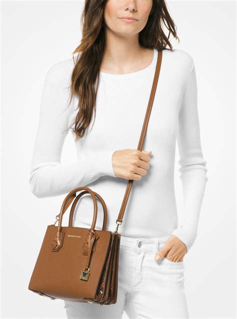 michael kors pebbled leather crossbody|michael kors leather crossbody handbags.